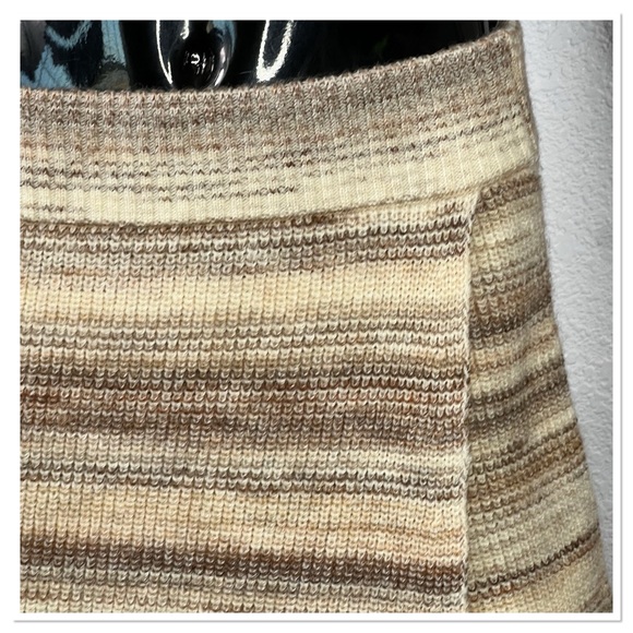 J. Crew Space-Dyed Wrap Merino Wool Blend Sweater-Skirt Sz S - Picture 3 of 7